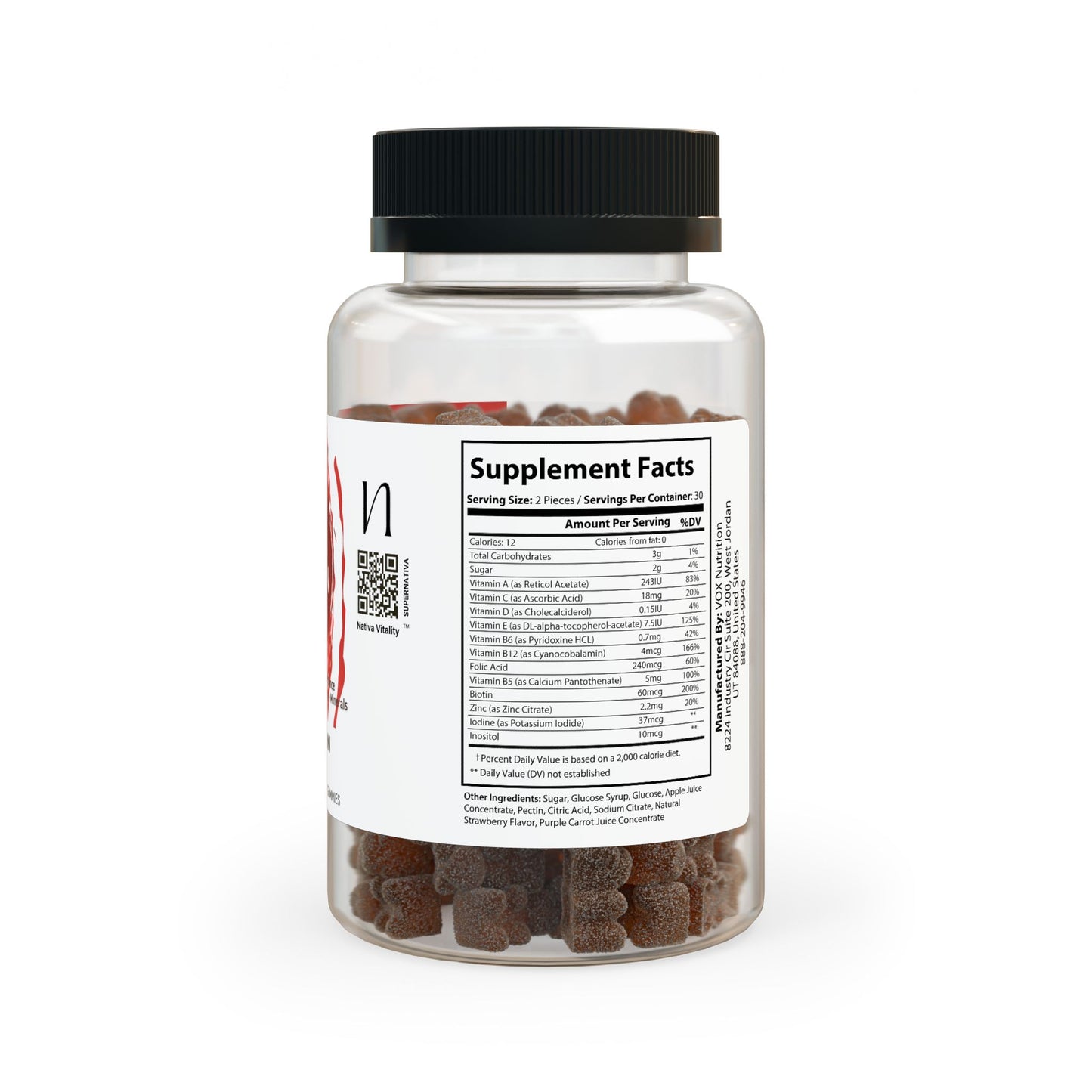 Multivitamin Gummies for Adults (60 Gummies)