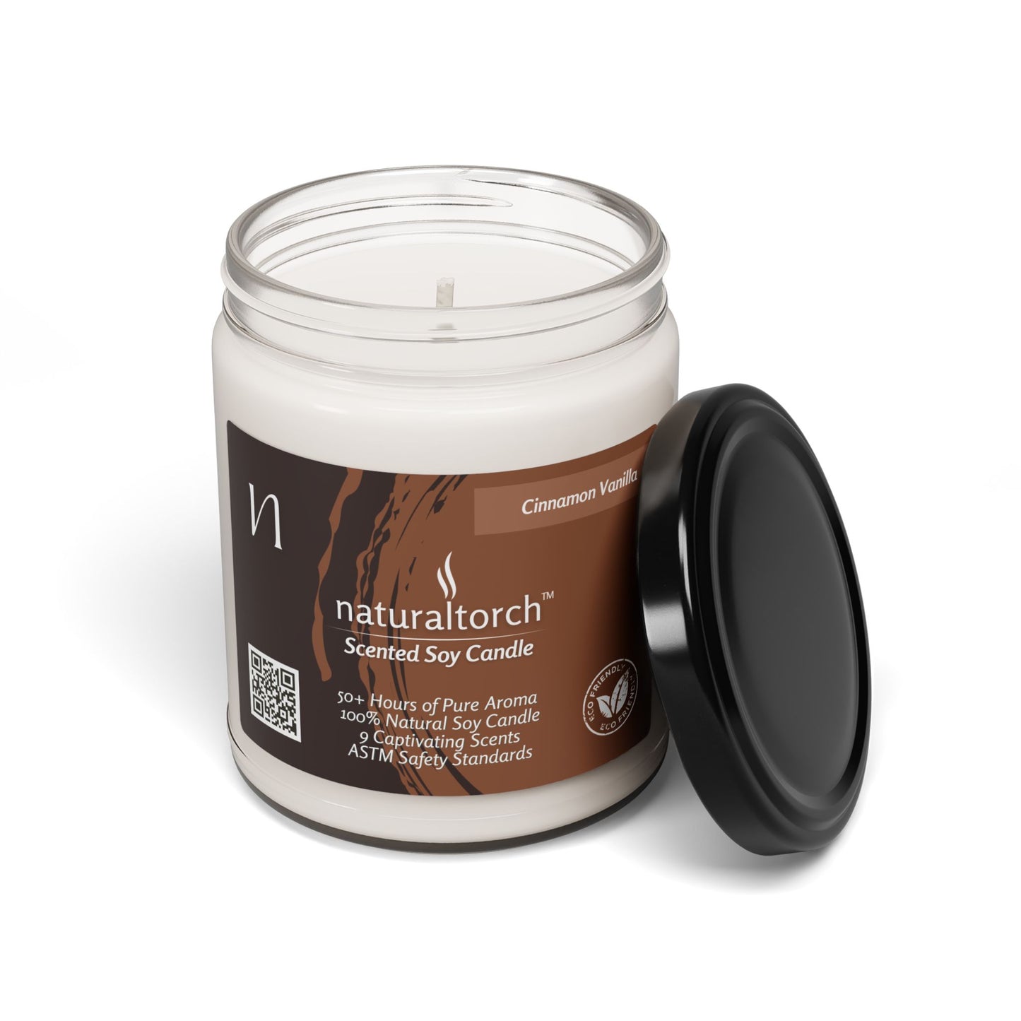 Scented Soy Candle - Cinnamon Vanilla, 9oz