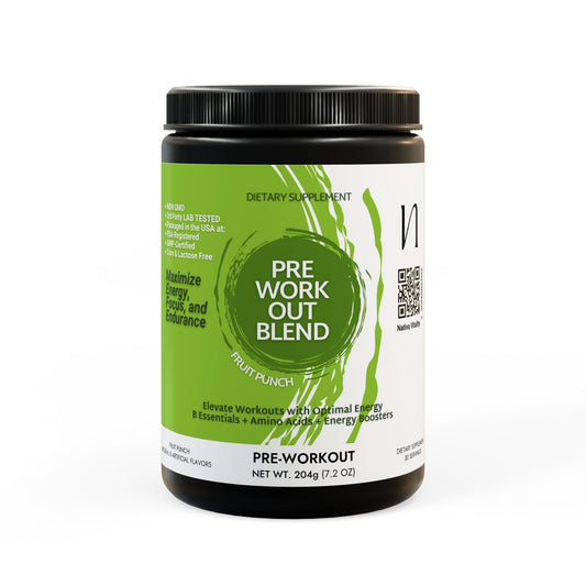 Pre-Workout Supplement, Fruit Punch (204g, 7.1oz)
