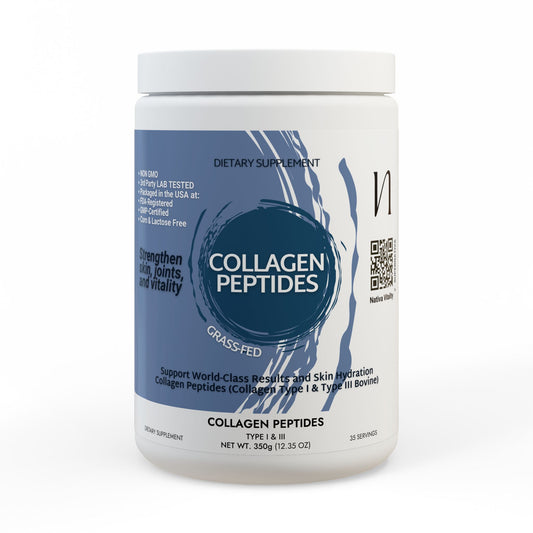 Collagen Peptides Type I & III Supplement (350g, 12.3oz)