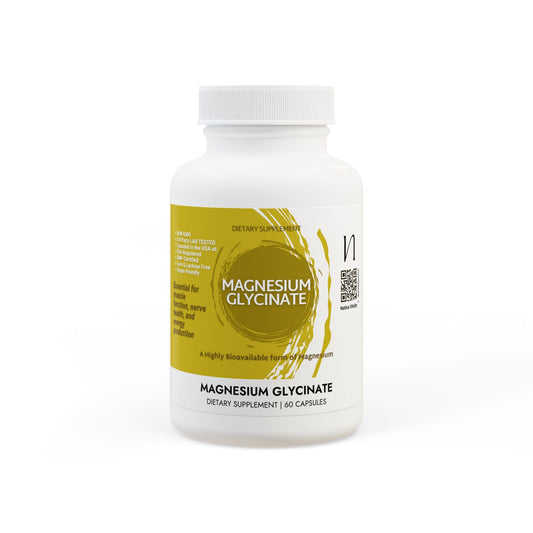 Magnesium Glycinate Supplement (60 Capsules)
