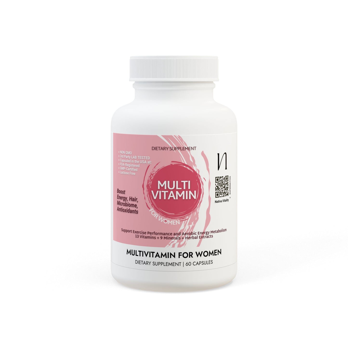 Multivitamin for Women Supplement (60 Capsules)