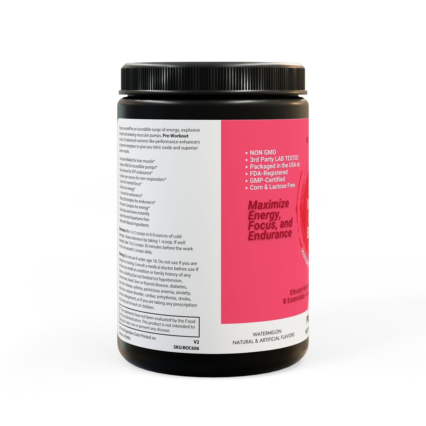 Pre-Workout Supplement, Watermelon (300g, 10.58oz)