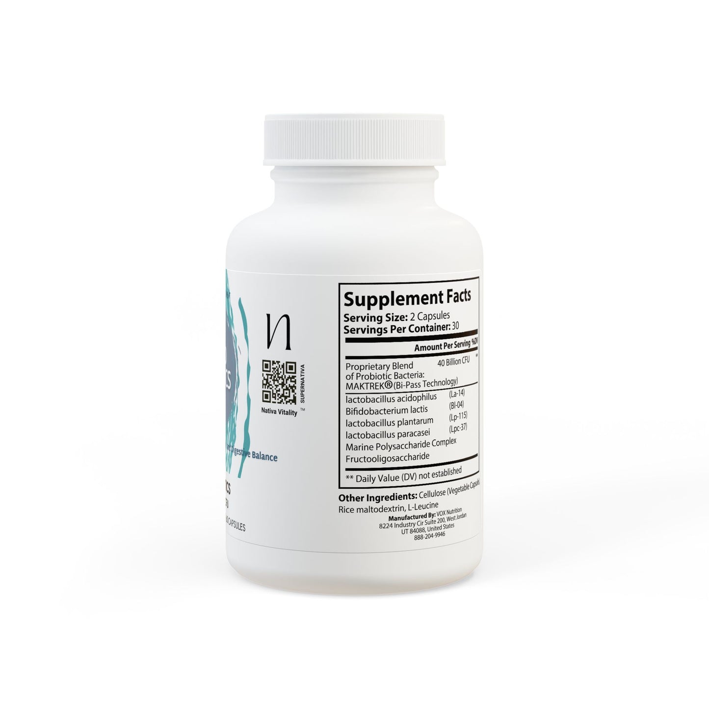 Probiotics Supplement (60 Capsules)
