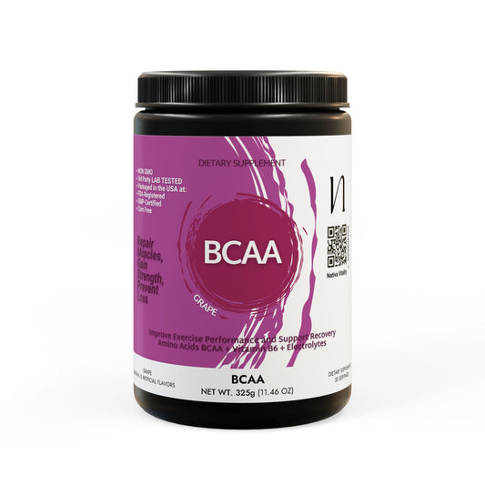 BCAA Supplement, Grape (325g, 11.46oz, 50 servings)