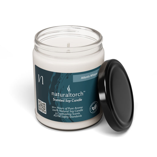 Scented Soy Candle - Atlantis Whisper, 9oz