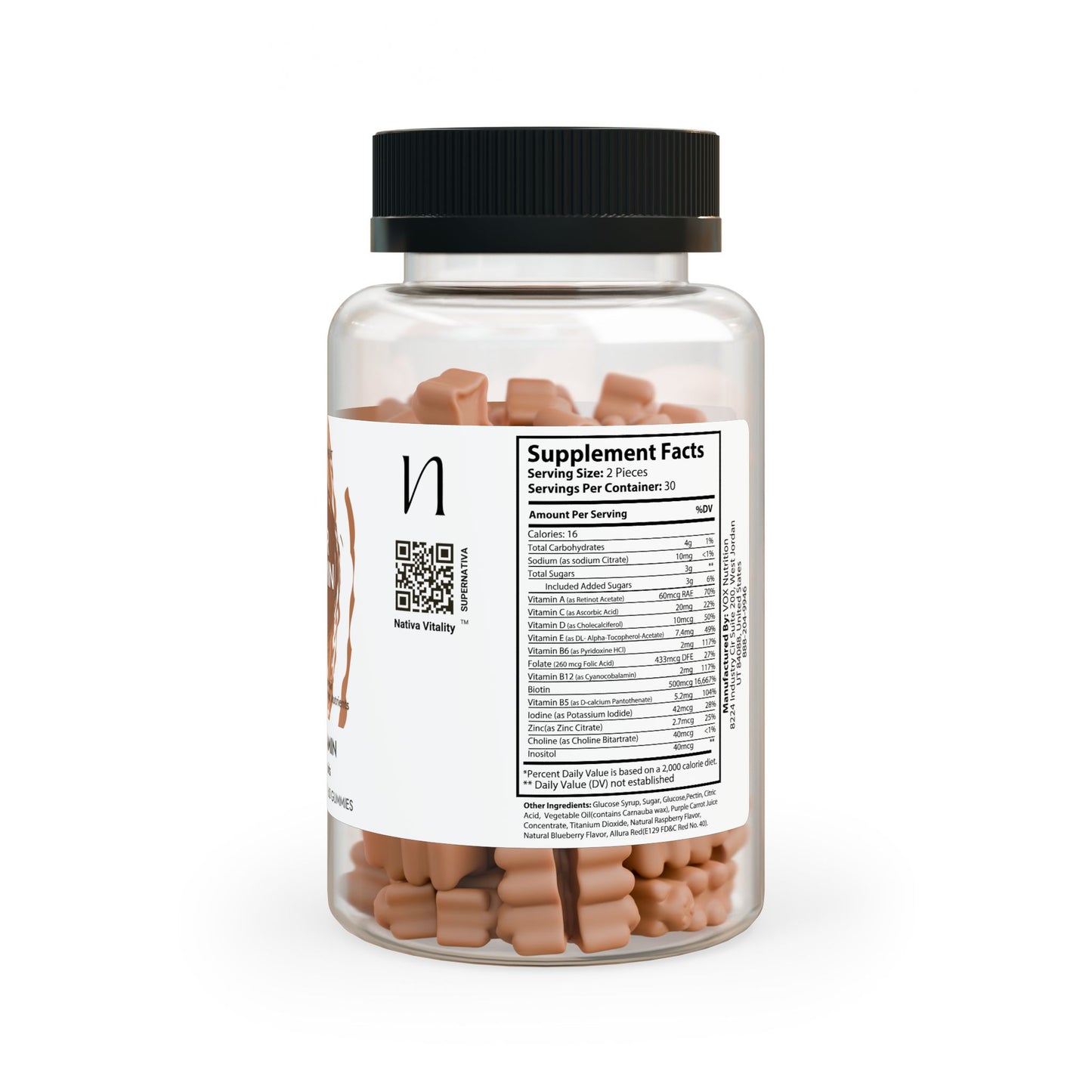 Hair Vitamin Gummies (60 Gummies)
