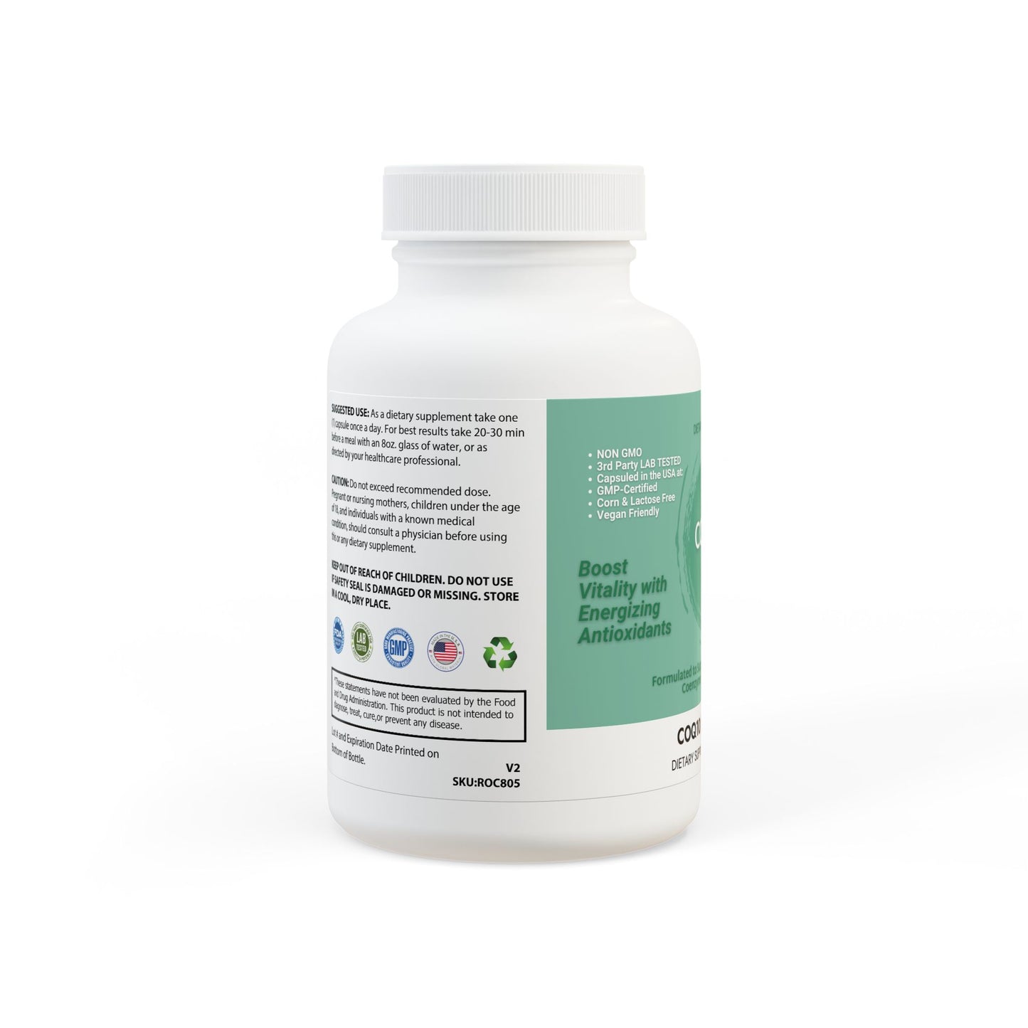 CoQ10 (Ubiquinone) Supplement (30 Capsules)