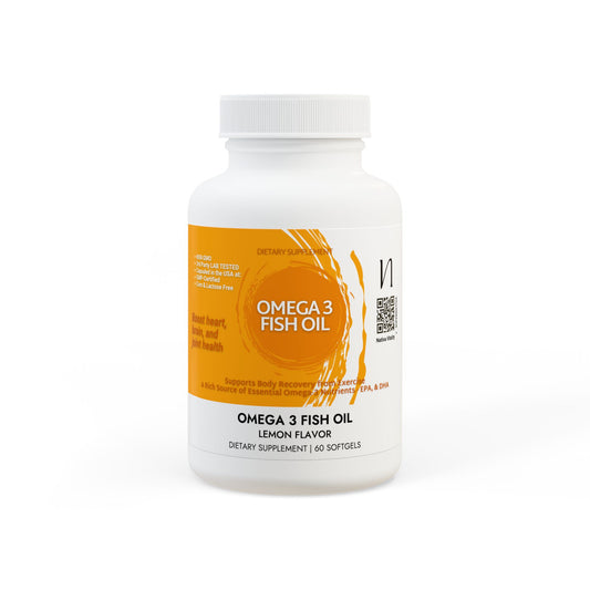 Omega 3 Fish Oil Supplement (60 Softgels)