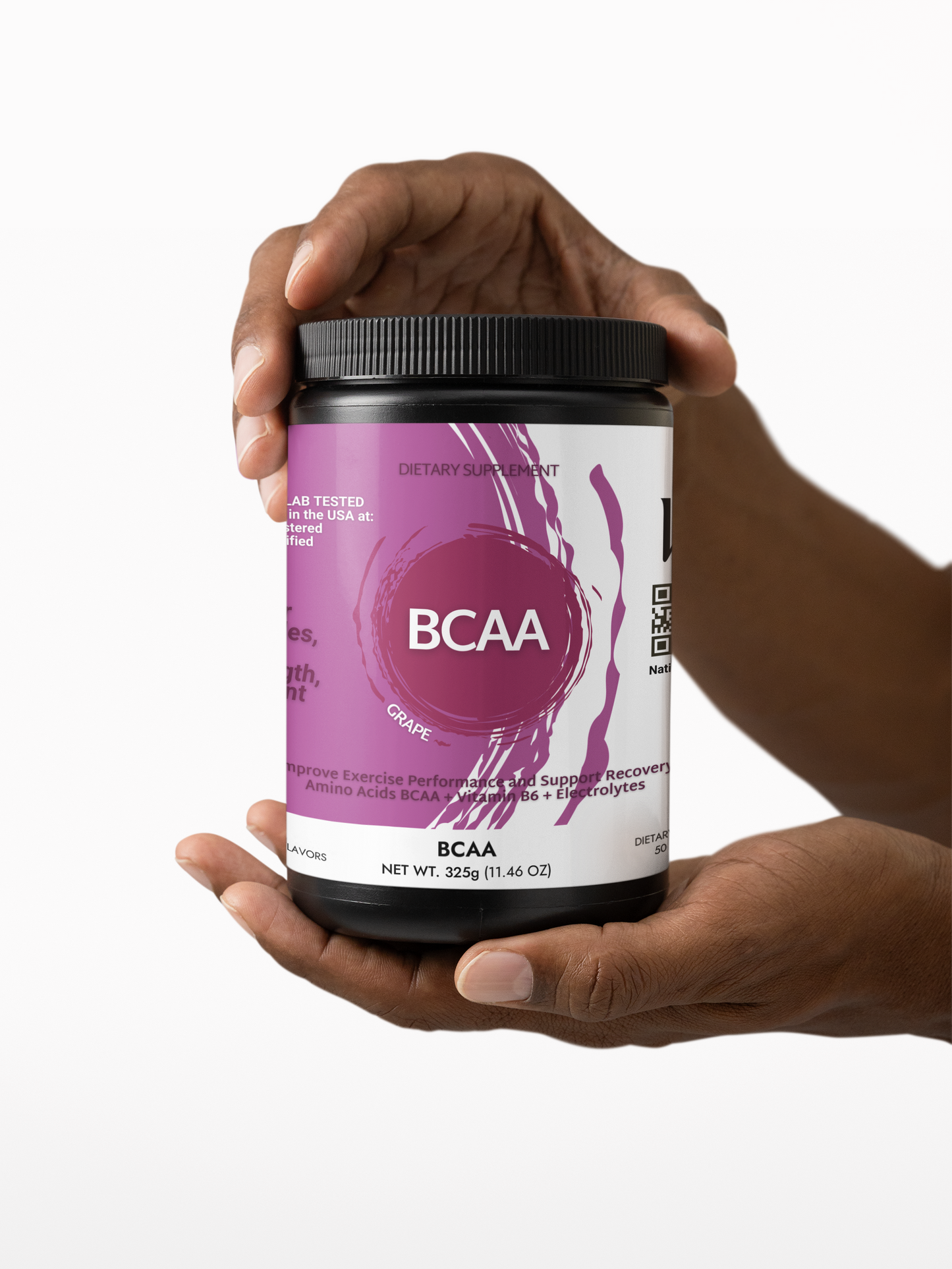 BCAA Supplement, Grape (325g, 11.46oz, 50 servings)