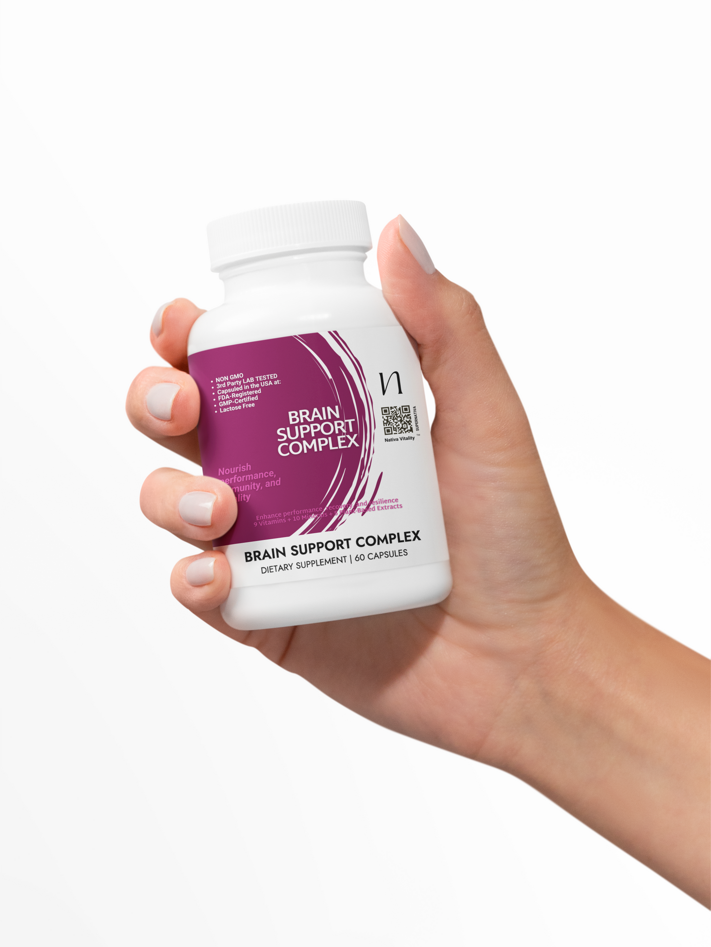 Brain Support Complex Supplement (60 Capsules)