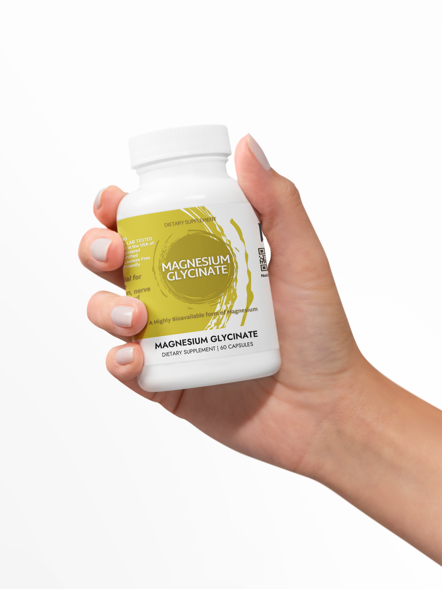 Magnesium Glycinate Supplement (60 Capsules)
