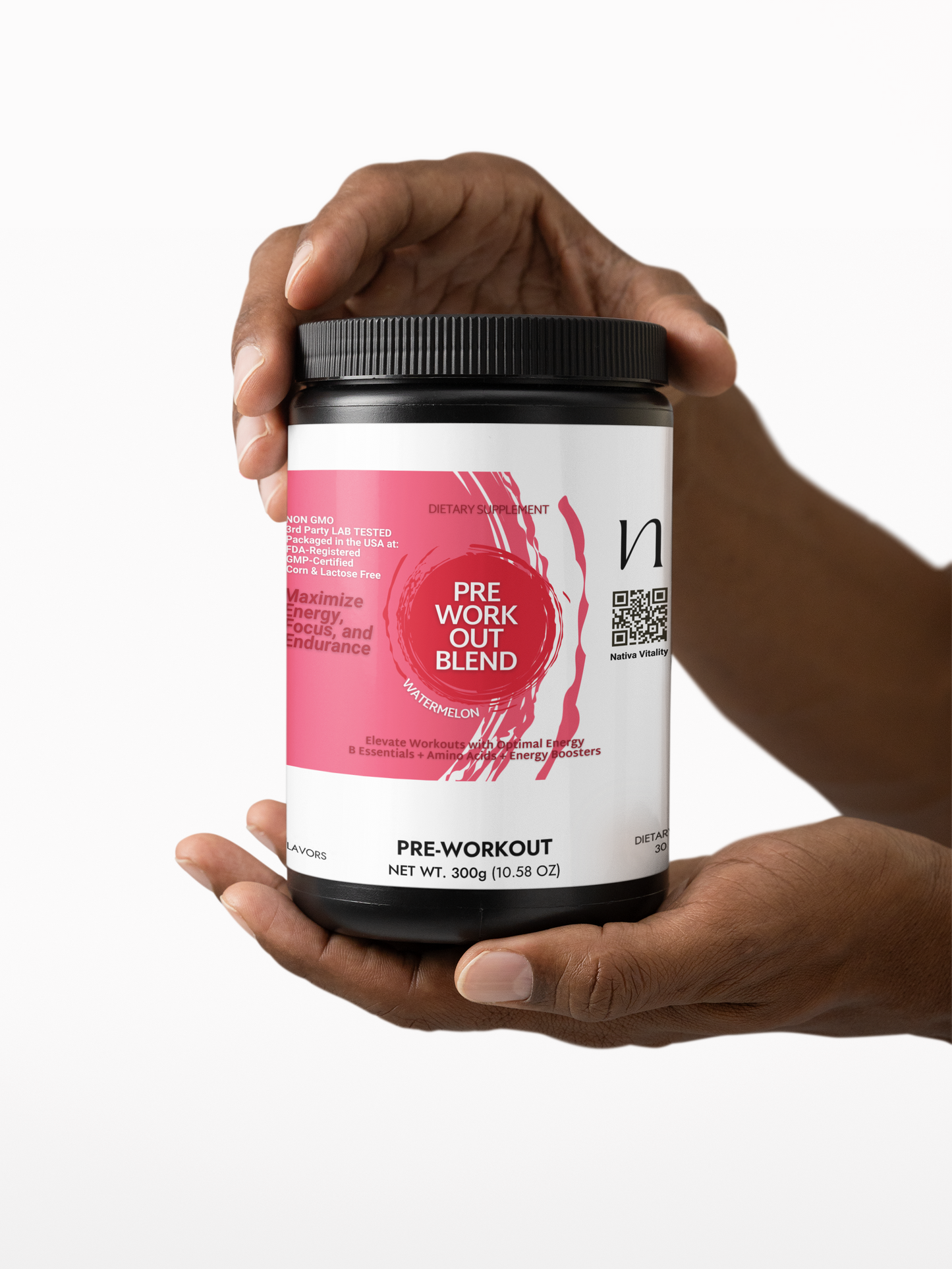 Pre-Workout Supplement, Watermelon (300g, 10.58oz)